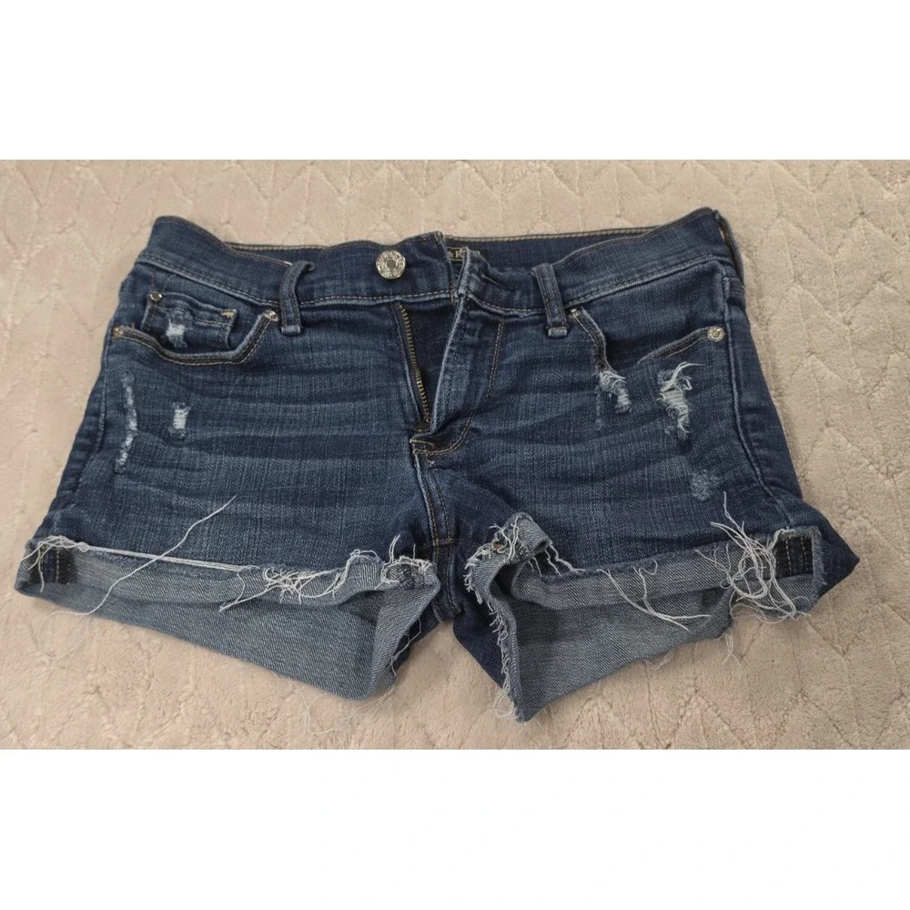 Abercrombie And Fitch Cuffed Jean Shorts 24